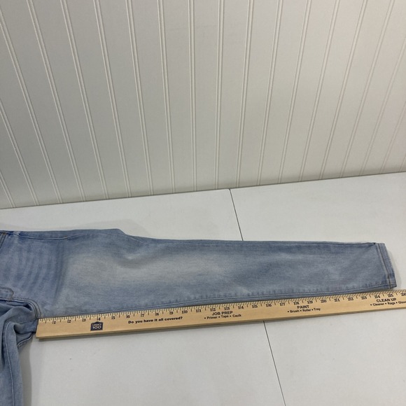 Garage Women 01 Blue Jeans High Rise Med Wash Skinny Fit Slim thru thigh leg - Picture 9 of 11